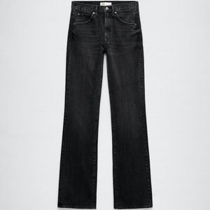 NWT Zara The Mia Bootcut High Waisted Black Jeans Size: 6